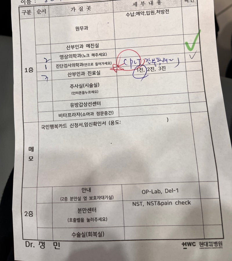 순천 현대여성아동병원 임신 34주~ 36주