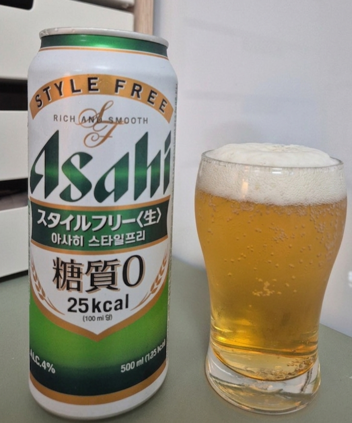 아사히 스타일프리 캔맥주 500ml 후기