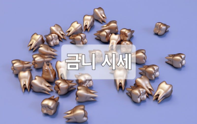 오늘자 금니 팔때 가격 시세, 어금니 빠진 금니 매입가는 얼마?