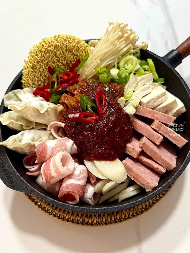 부대찌개 만들기 양념장 재료