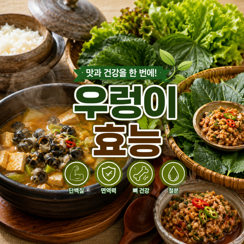 된장찌개 넣는 우렁 맛있게 먹기 우렁이 효능 우렁 강된장