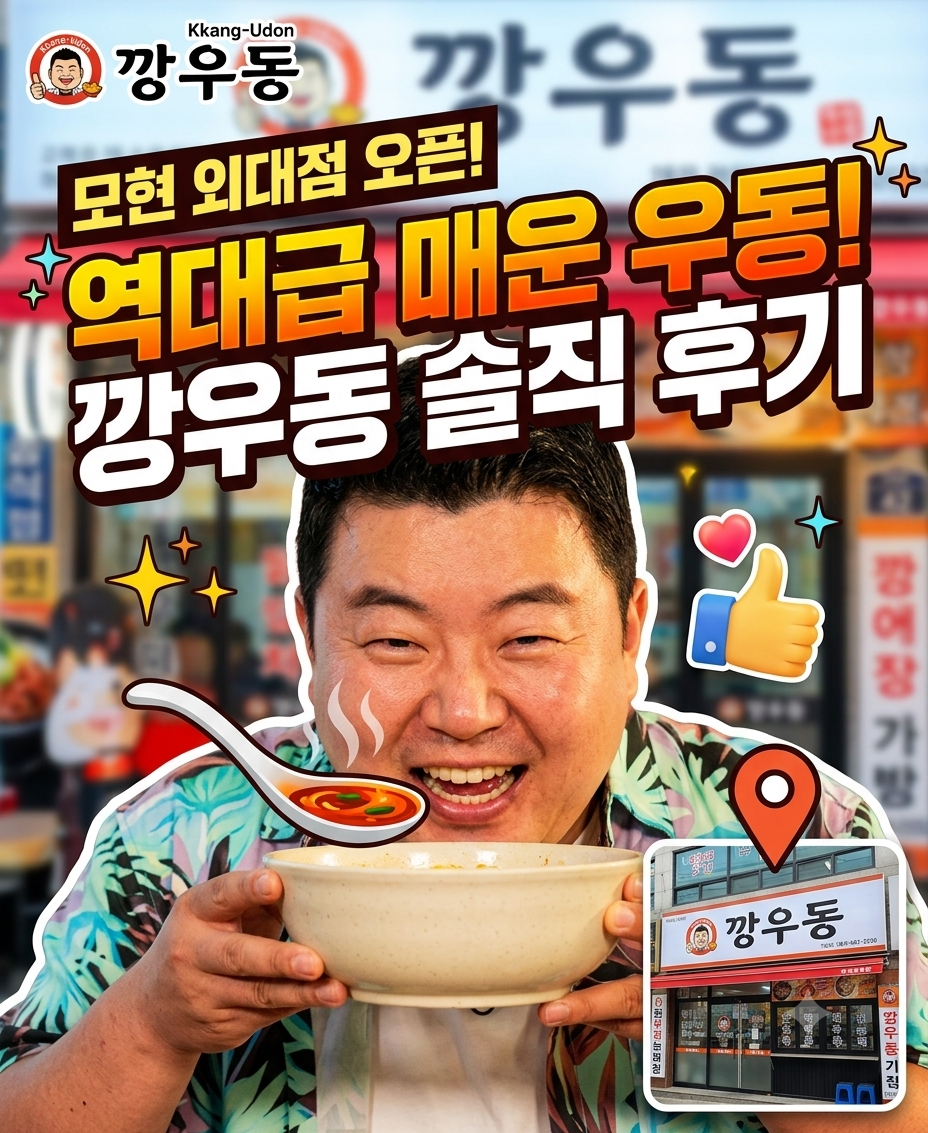 깡우동 모현외대점 사진 1