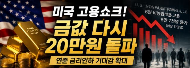 금값 왜 이렇게 오르나 <b>미국 고용지표</b>가 바꾼 투자시장
