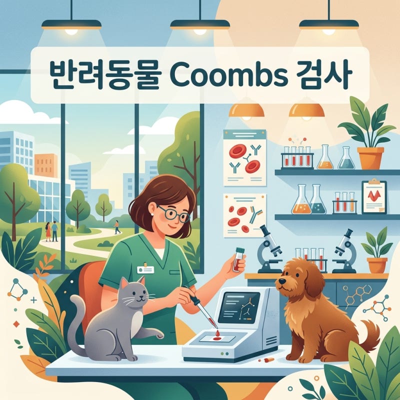 반려동물 Coombs 검사란? 용혈성 빈혈 진단에 필요한 검사 총정리