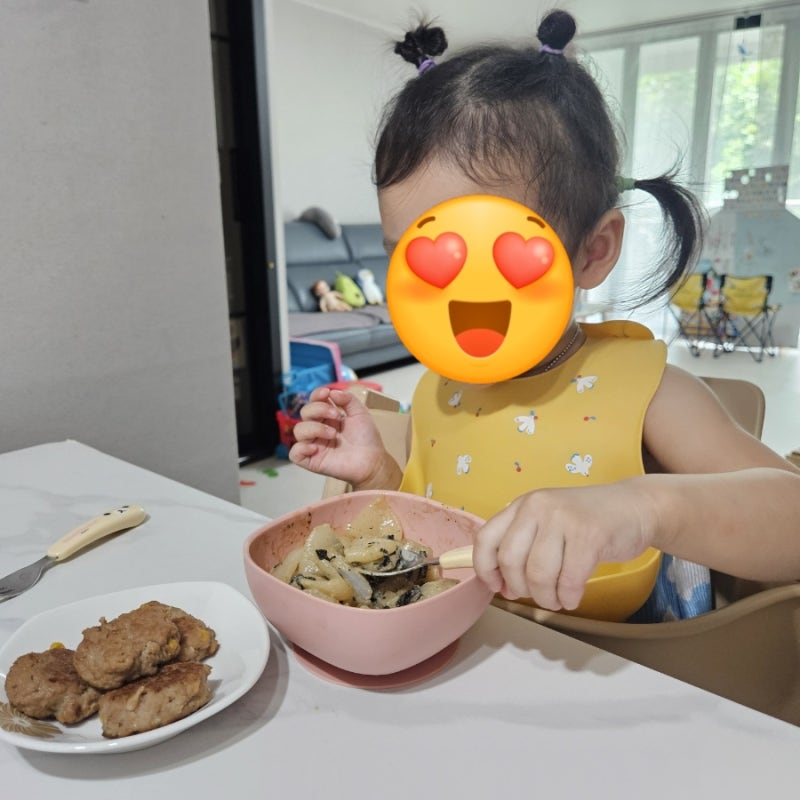 두돌 아기 주말식단 아기 수제비 레시피 | 바지락 칼제비 + 들기름간장수제비