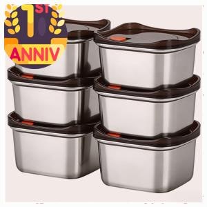 합리적 가격대 진공반찬통 Fanobo 스텐 진공 밀폐 용기 세트 구매율 높아요