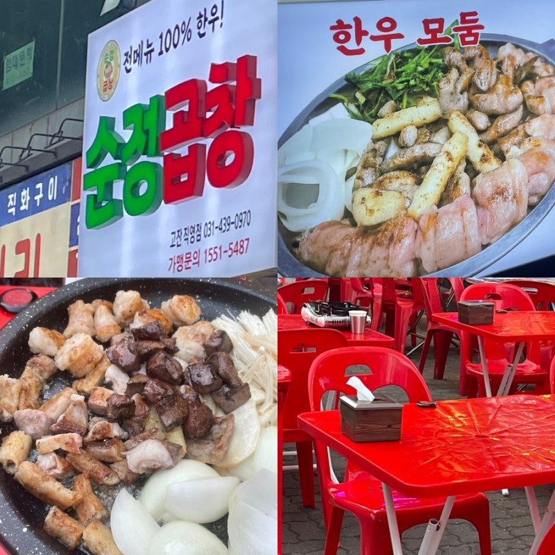 안산 고잔동 야장 맛집 순정곱창｜한우소곱창 모둠곱창 후기❤️