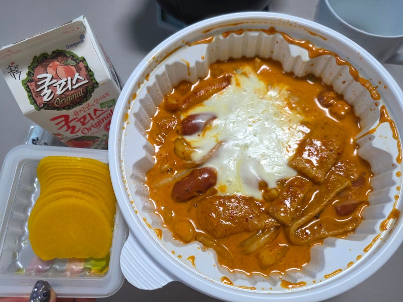 엽떡 로제 엽기떡볶이 로제분모자떡볶이 후기! 오리지널 맛 맵기 솔직 리뷰