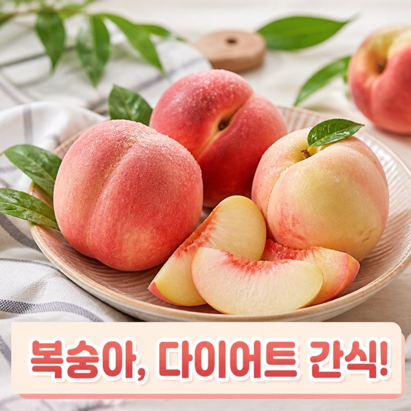 복숭아 칼로리, 다이어트 중 먹어도 괜찮을까?
