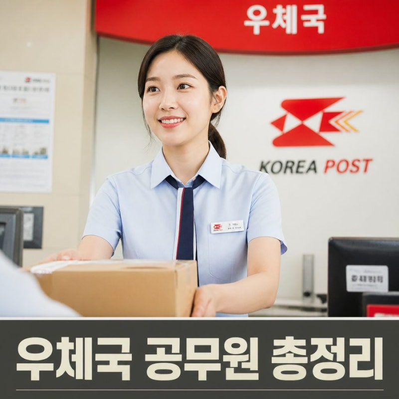 우체국 공무원 되는 방법, 시험부터 연봉까지 총정리