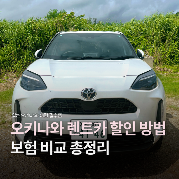 오키나와 렌트카 할인 예약 방법 보험 비교부터 필수 서류 총정리