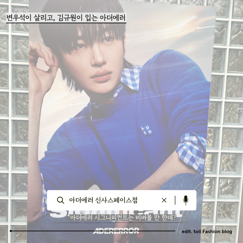 ADER의 변우석을 찾아, 가로수길 신사 스토어에서 아더에러 매장 즐기기
