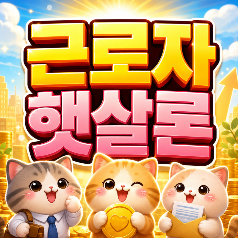 2026 근로자햇살론 최대 1500만원! 저신용 저소득 근로자라면 꼭 확인할 금리 보증료 혜택!