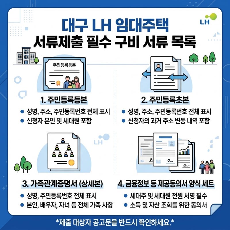 2026년 대구 LH 행복주택 입주자격과 신청방법 자격완화 단지 총정리