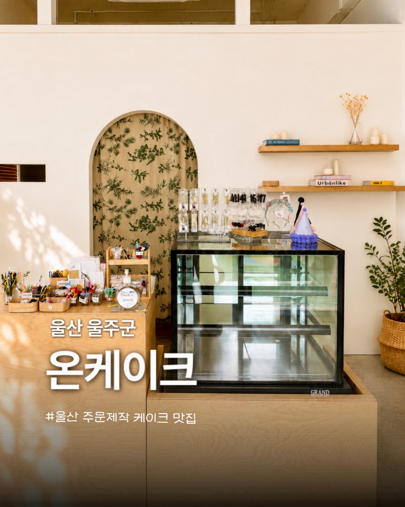 [울산 울주군] 레터링 케이크 전문점 '온케이크' 후기