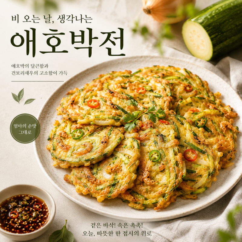 엄마 레시피 AI로 기록하기 3편 |애호박부침개! 비법은 이것!