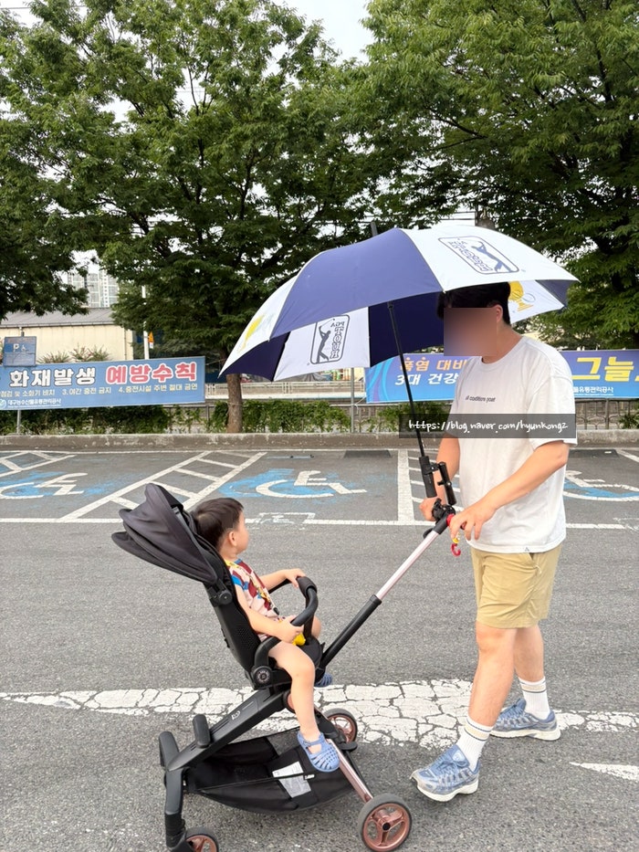 유모차 우산거치대, 비오는날 유모차 우산 시크벨 거치대