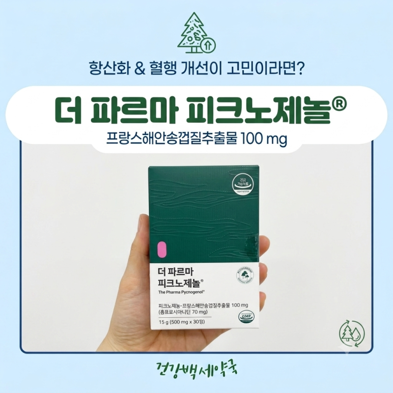 충정로역약국 | 항산화 & 혈행 개선이 고민이라면? 더 파르마 피크노제놀 성분 알아보기