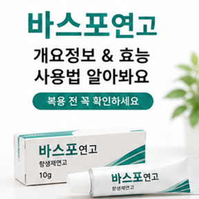 바스포연고 개요 정보 효능 알아봐요