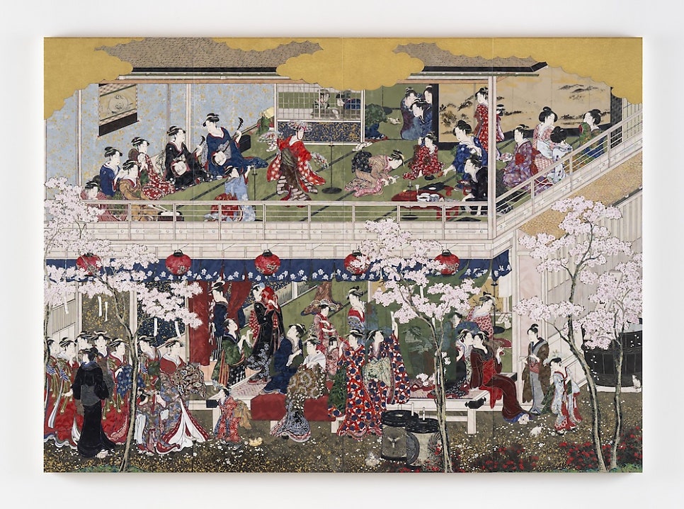 무라카미 타카시(Murakami Takashi)_ 납작한 세상에 웃는 꽃 원자폭탄을 던진 오타쿠 예술가 (1962)