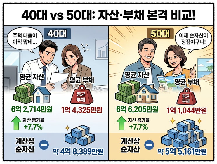 평균 <b>순자산</b>, 진짜 얼마일까? — 2025 <b>가계</b>금융복지조사... 