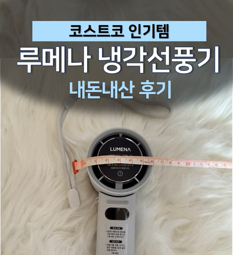 코스트코 인기템 루메나 폴더블 핸디선풍기 JF20 (무선 냉각) 내돈내산 솔직 후기