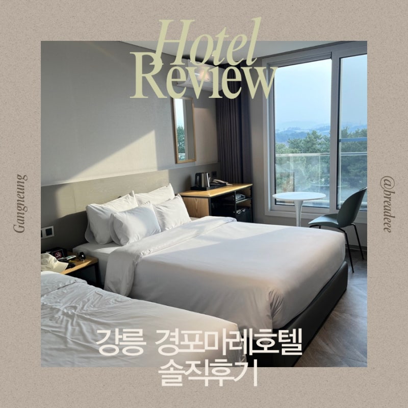 강릉 호텔마레 솔직후기, 경포해변 도보 숙소 추천