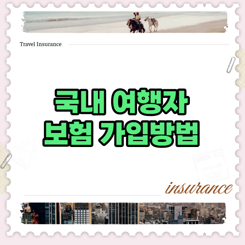 커피 한 잔 값으로 끝내는 국내 여행자보험 가입방법과 숨은 특약 찾기