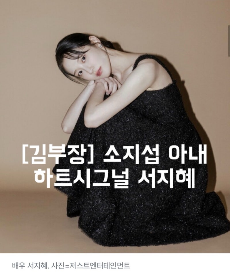 드라마 김부장 소지섭 아내 배우 서지혜 프로필 (하트시그널 컴공 여신 근황)