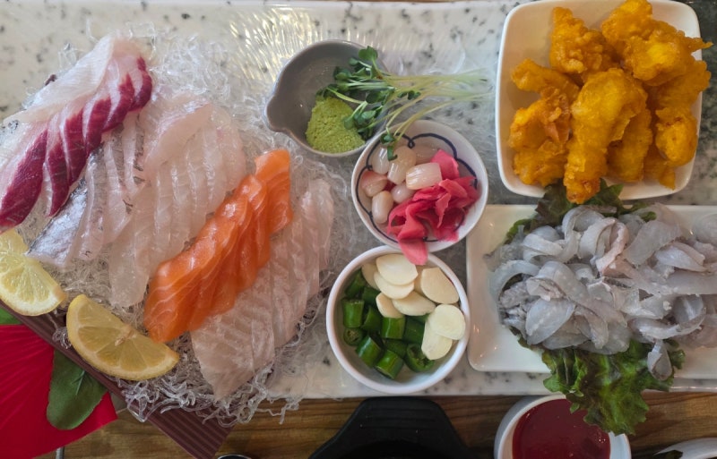 용인 보정동 맛집, 수지 죽전 카페거리맛집, 미스터오징어 용인보정점! 싱싱한 활어회