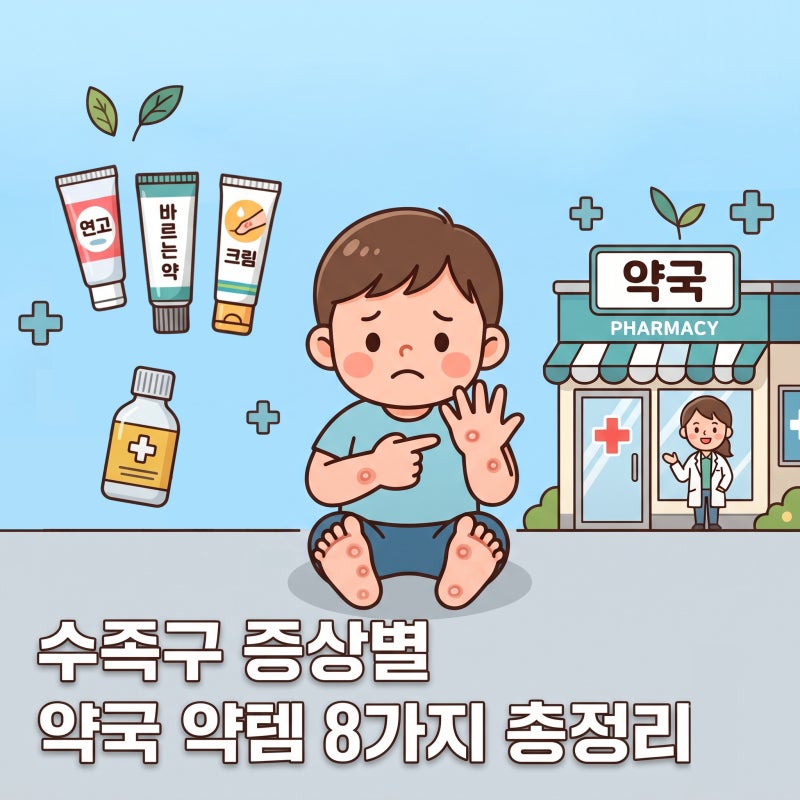 수족구약 뭐 사야 해요? 수족구증상별 약국 약템 8가지 총정리