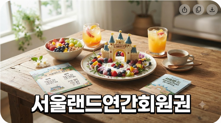 서울랜드 연간회원권 혜택과 가입 절차 완벽 정리