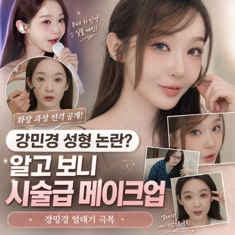 강민경 성형 논란, 알고 보니 메이크업 때문? “시술에 가까웠다”
