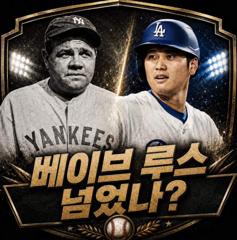 "베이브 루스를 넘었다"…MLB가 역대 최고라고 인정하는 야구선수