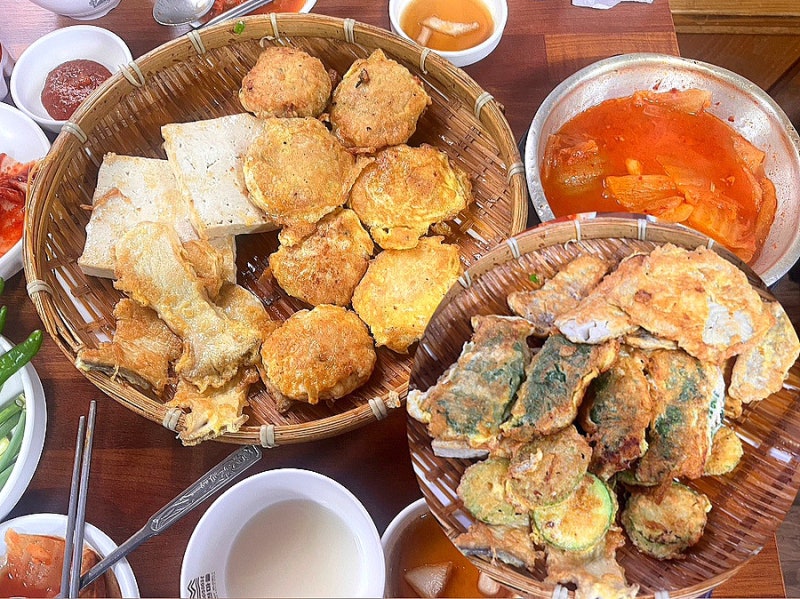사당역맛집, 전주전집 : 모듬전세트(전2판+김치찌개) 맛과 양 혜자