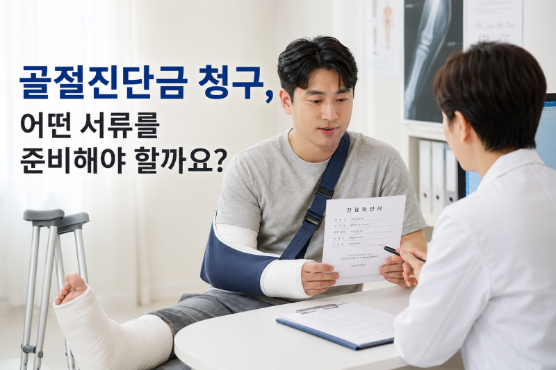 골절진단금 청구 서류 총정리｜어떤 서류를 준비해야 할까요?