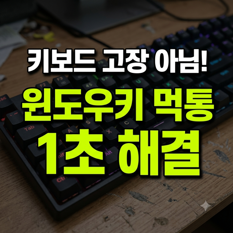키보드 고장인 줄 알았죠? 프리플로우 VIA 키보드 윈도우키 먹통 1초 해결법