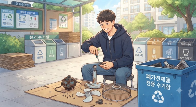선풍기 버리는 법, 과태료 없이 완벽하게 배출하는 꿀팁!