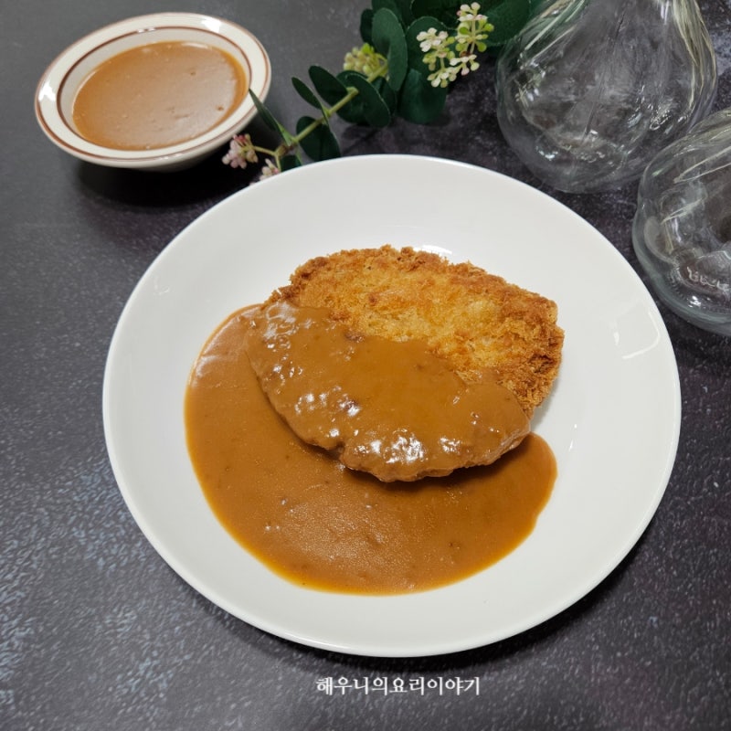 편스토랑 경양식 돈까스 소스 만들기 레시피 냉동돈까스 에어프라이어
