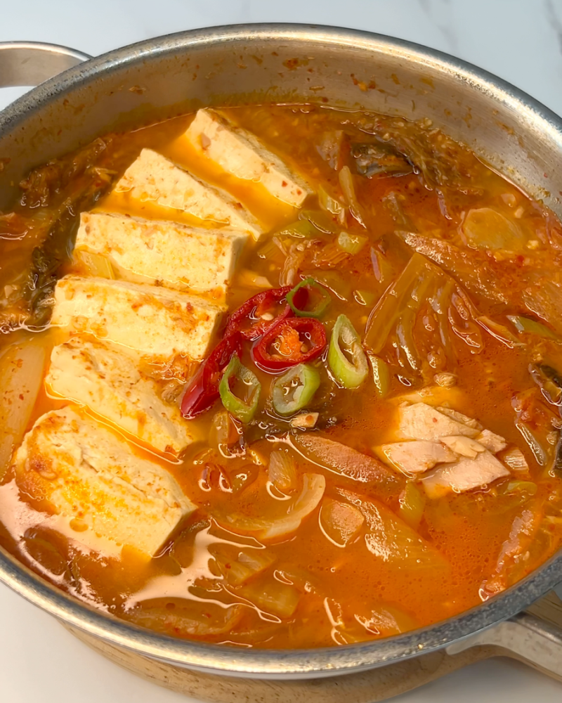 참치김치찌개 끓이는법 간단한 2인분 레시피