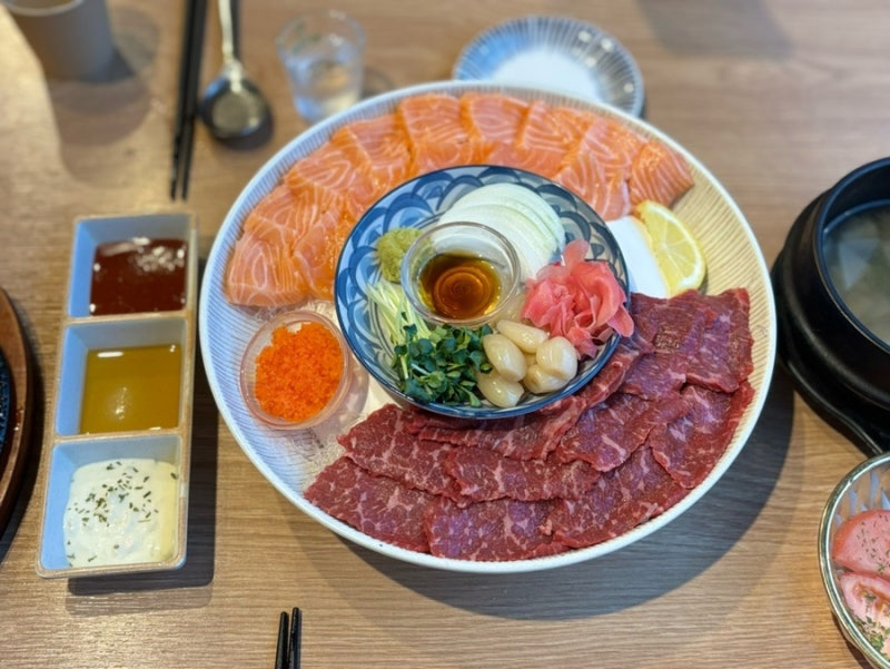 [청주 율량동 맛집] 당일 도축한 뭉티기 맛집 '육회관' 신선한 육사시미와 육회 차돌육회 연....