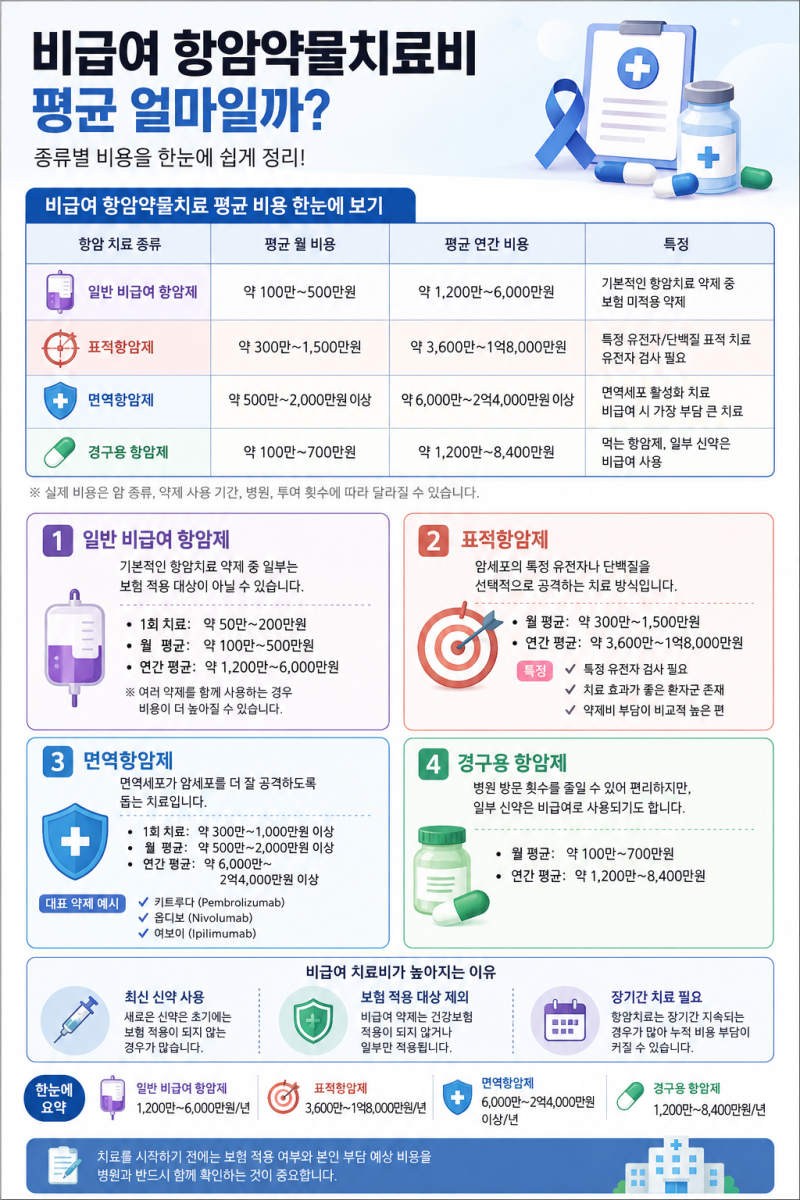 비급여 항암약물치료비