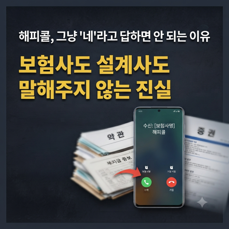 보험사 해피콜이 깐깐한 이유, 당신의 보험료를 지키는 최후의 방어선입니다
