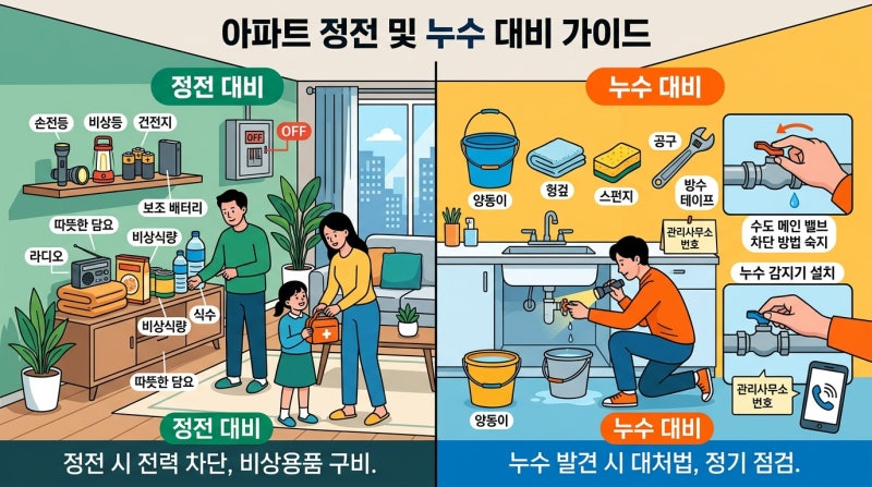 2026년 여름철 아파트 정전 및 누수 대비, 지금 즉시 대처하는 매뉴얼