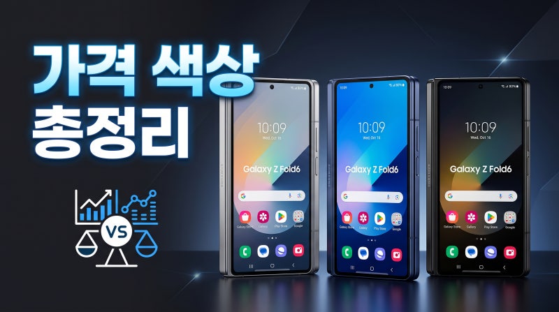 갤럭시 Z폴드6 가격 구매 전 꼭 확인할 정보