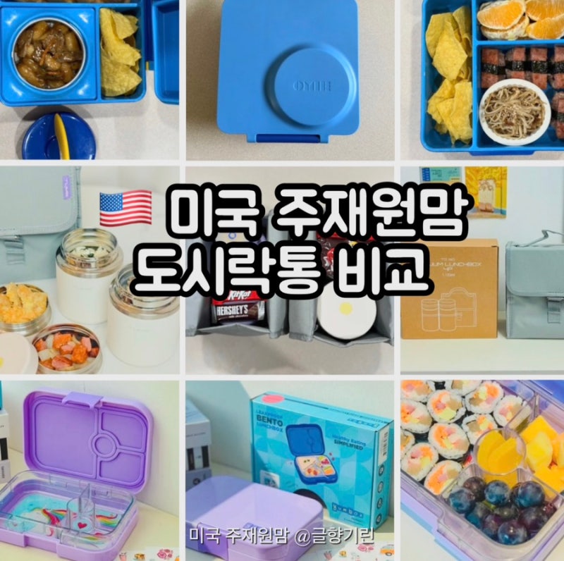 유치원 도시락통 TOP5 미국에서 써본 아기 유아 도시락통 비교