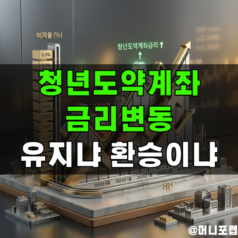 청년도약계좌금리변동, "유지냐 환승이냐" 답은 이거