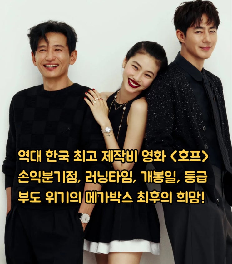 나홍진 영화 <b>호프</b> 역대 한국 최고 제작비 <b>손익분기점</b> 러닝타임... 
