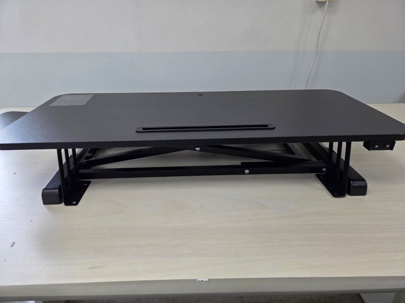 덱스탑 스탠딩 모션데스크 NE-950B 후기, 책상 위에 올려 쓰는 전동 높이조절책상 살펴봤어요