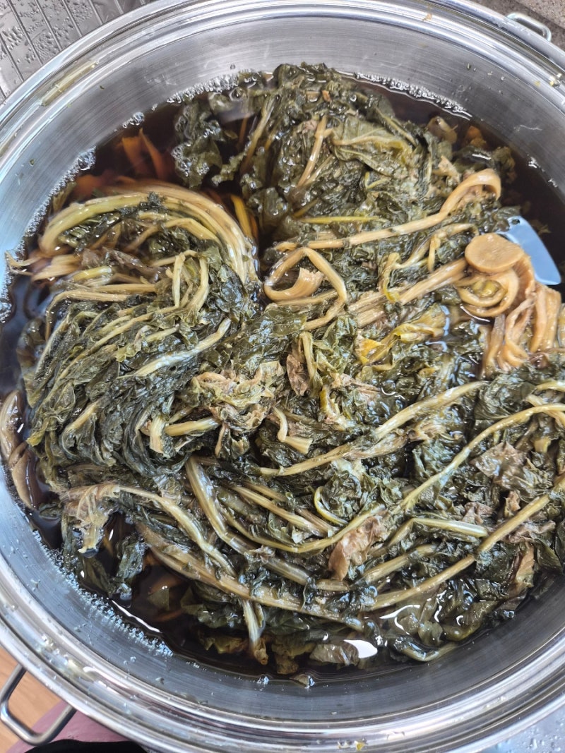시래기 삶는 법 ,,양구 펀치볼 시래기 최고!!